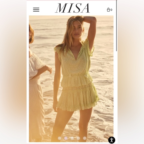 MISA Lilian Dress *Never Worn* Size Medium - Picture 4 of 5